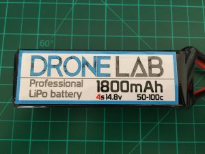 Drone Lab 4S 1800 mAh 50-100C - Front Side