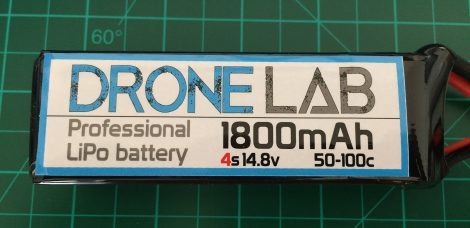 DroneLab 4S 1800 mAh 50-100C - Front Side