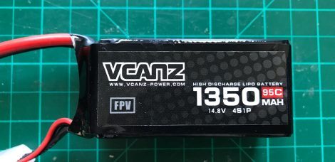 VCANZ 4S 1350 mAh 95 C - Front View