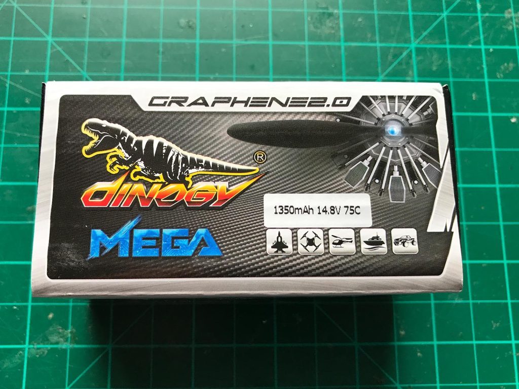 Dinogy MEGA Graphene 2.0 4S 1350 mAh 75 C - Box