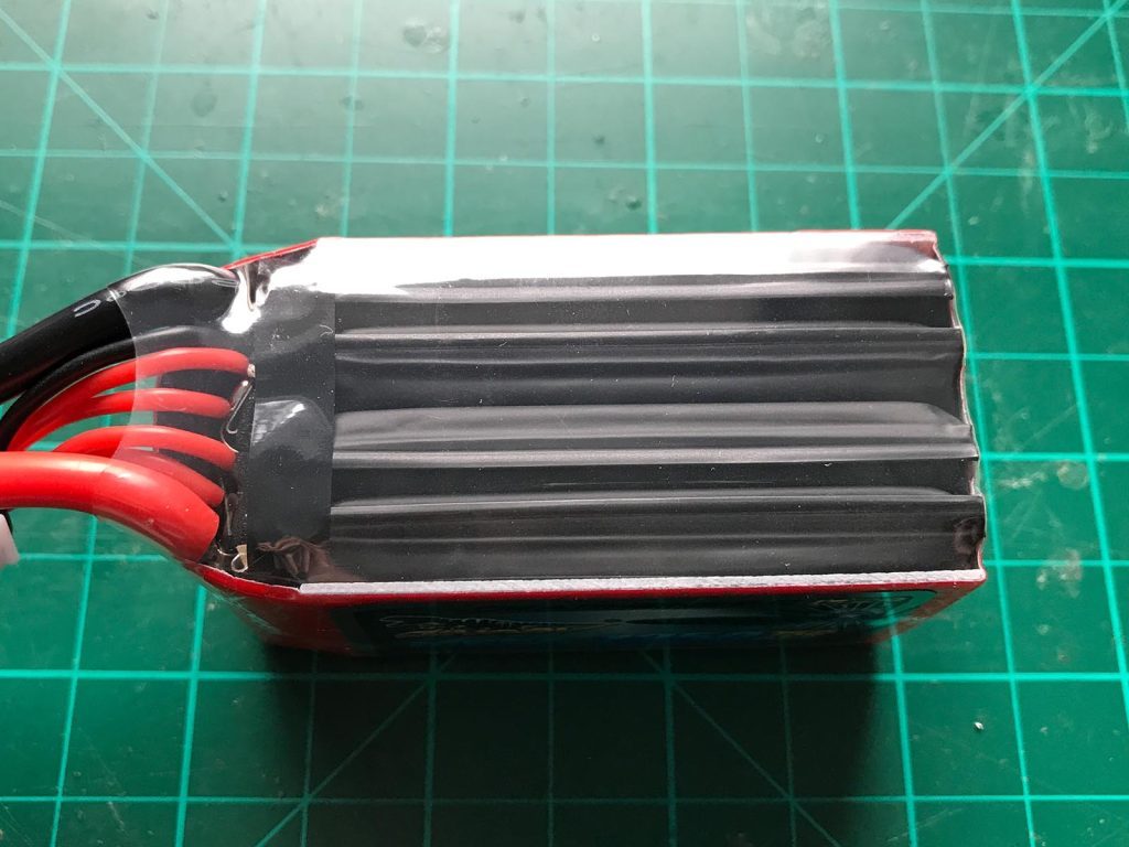 Dinogy MEGA Graphene 2.0 4S 1350 mAh 75 C - Top View