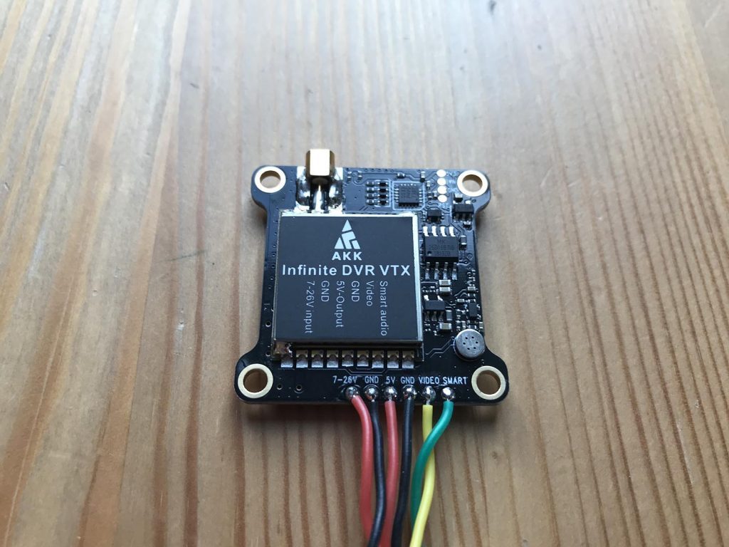 AKK Infinite DVR VTX FPV Transmitter - Top View