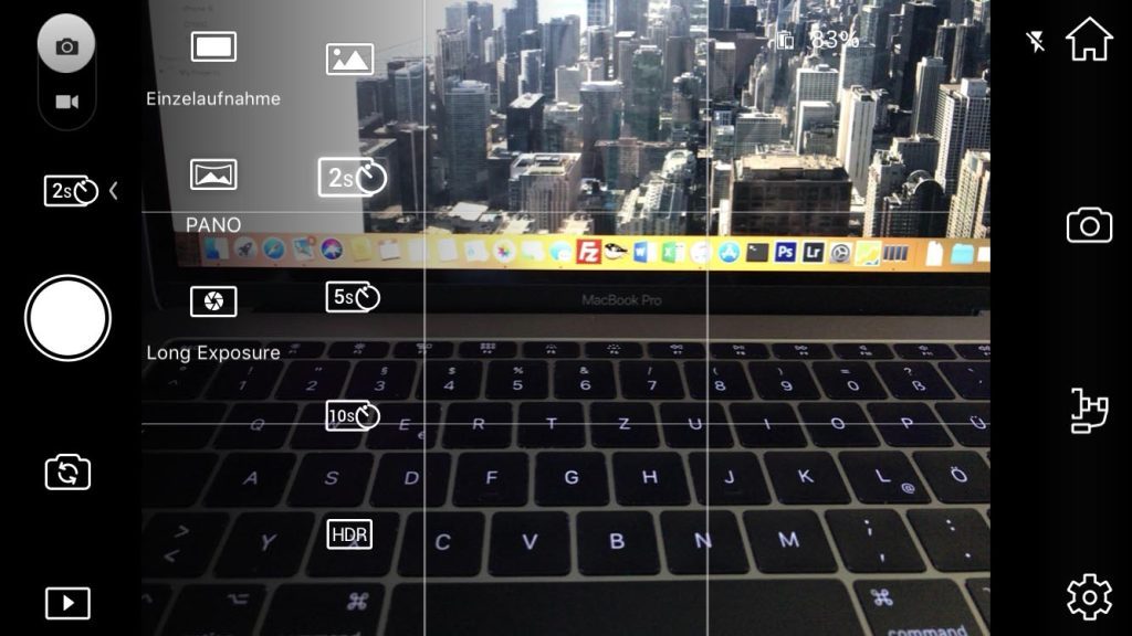 DJI OSMO Mobile 2 - DJI GO App Aufnahmemodi