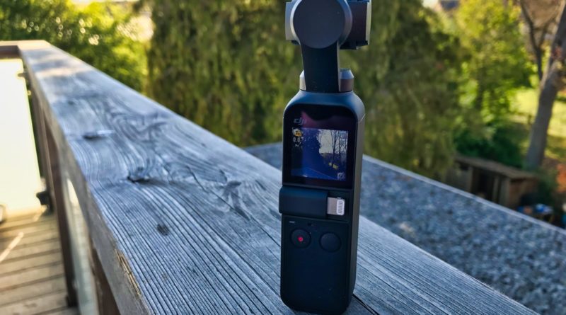 DJI Osmo Pocket im Einsatz stehend