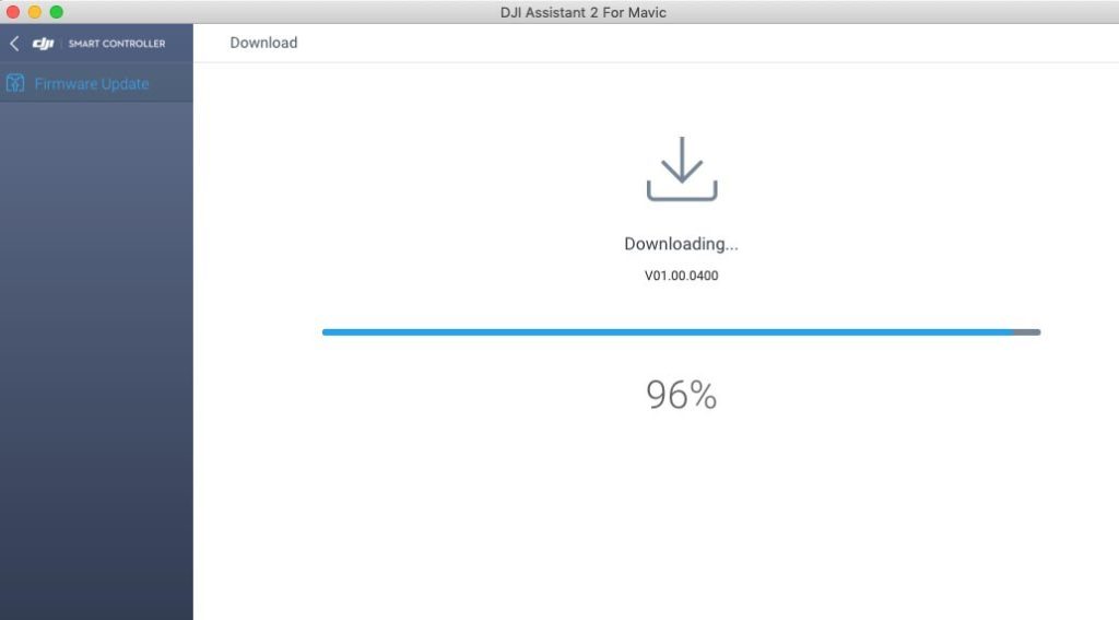 DJI Smart Controller Update 0 Prozent Fehler - Assistent 2 Download
