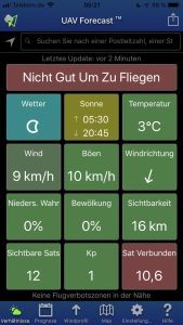 UAV Forecast App - Drohnen-Apps im Überblick