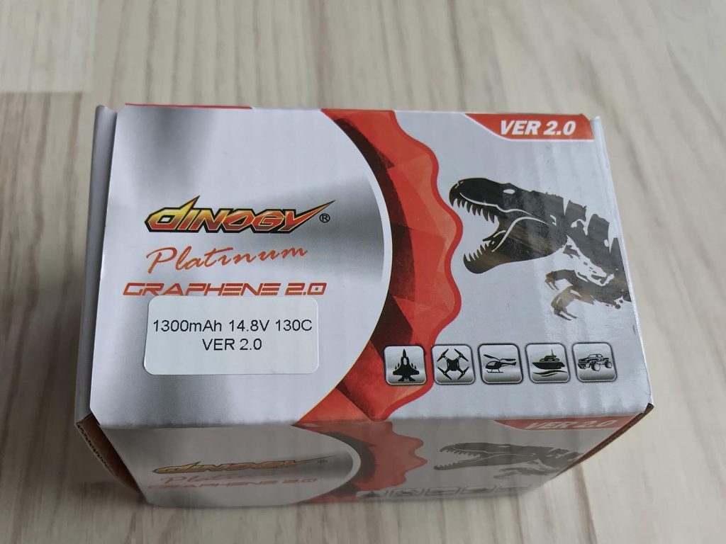 Dinogy Platinum Graphene 2.0 4S 1300 mAh 130 C V2.0 - Box