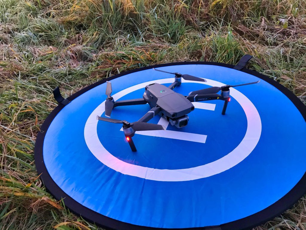 Drohnen Landing Pad im Einsatz