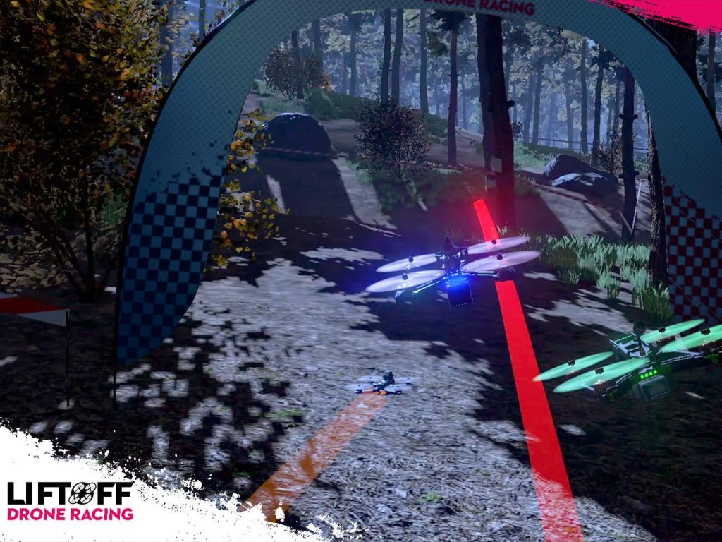 Lift Off Drone Racing in der Nacht