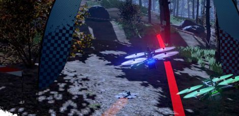 Lift Off Drone Racing in der Nacht