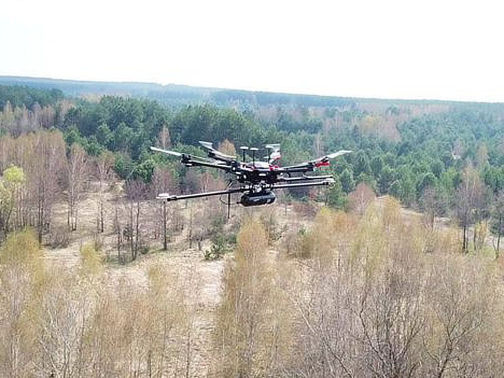 Routescene LidarPod über Chernobyl