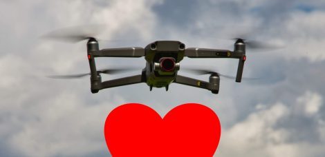 Drone Dating - Mavic 2 Pro mit Herz