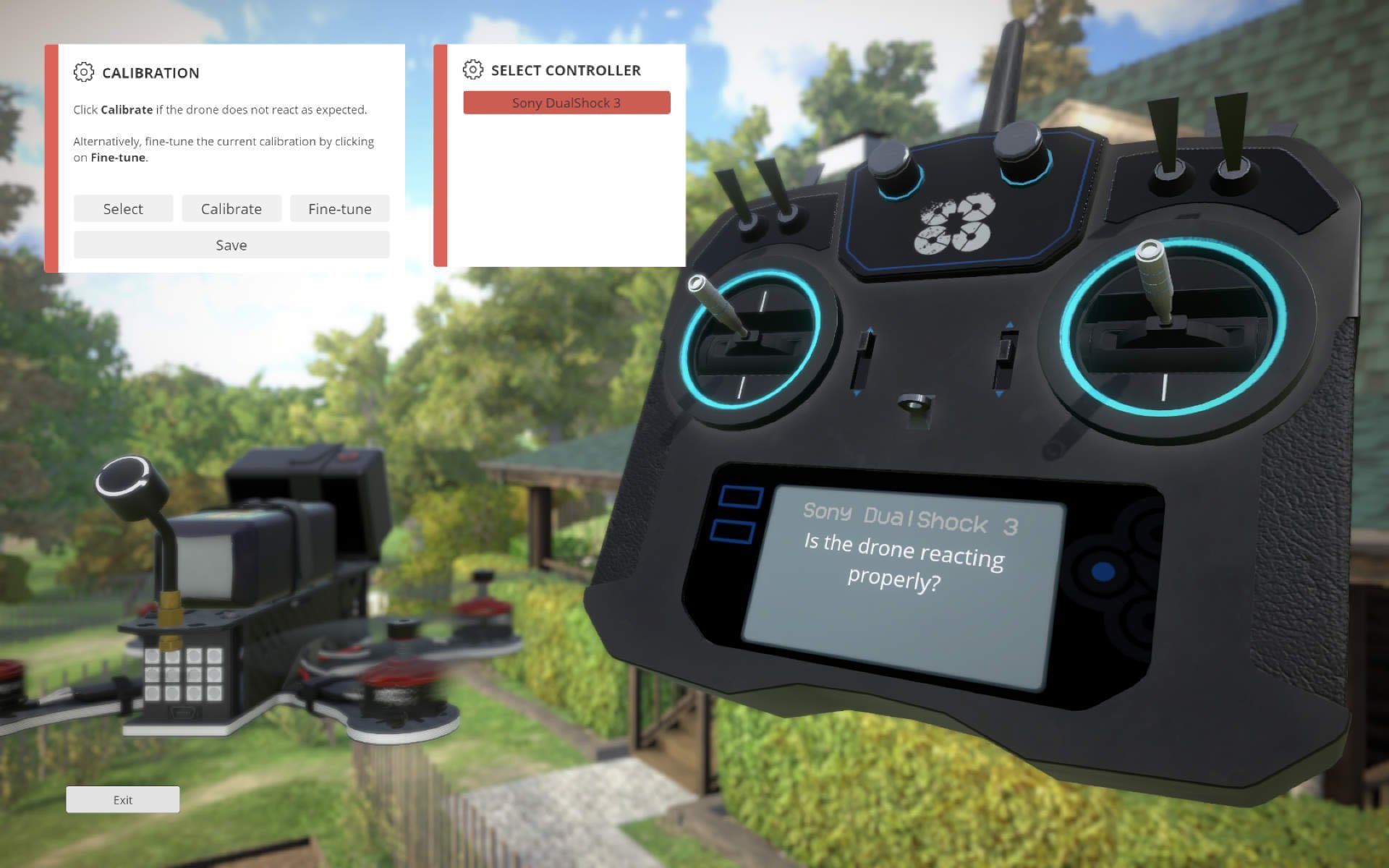Anleitung Liftoff FPVSimulator mit PlayStation 3 Controller am Mac
