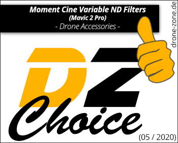 Moment Mavic 2 Pro Cine Variable ND Filters DZ Choice Award Web