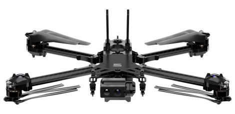 Skydio X2 Drohne mit gefalteten Propellern