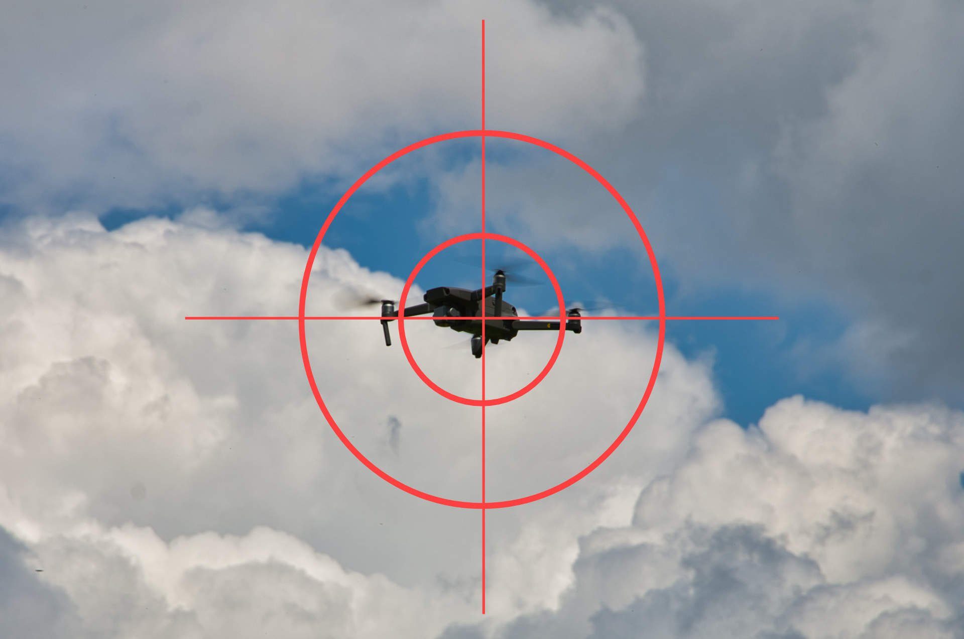 Fadenkreuz Drohne Anti-Drone Mavic 2