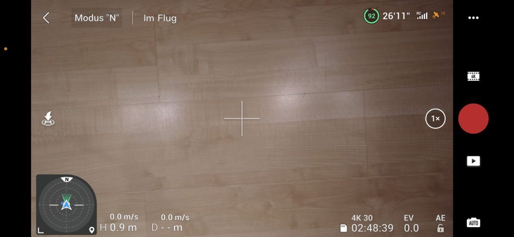 DJI Fly App v1.2.2 - Kompassansicht