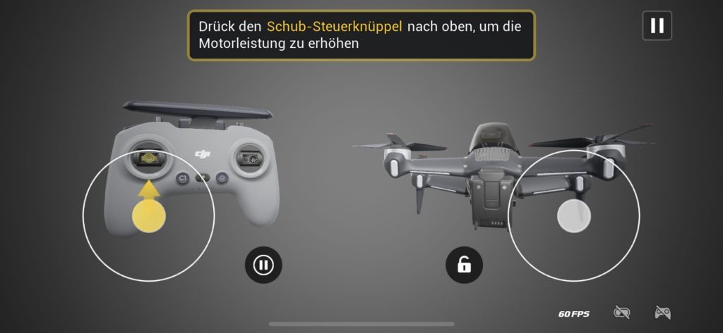 Das Tutorial der Virtual Flight App