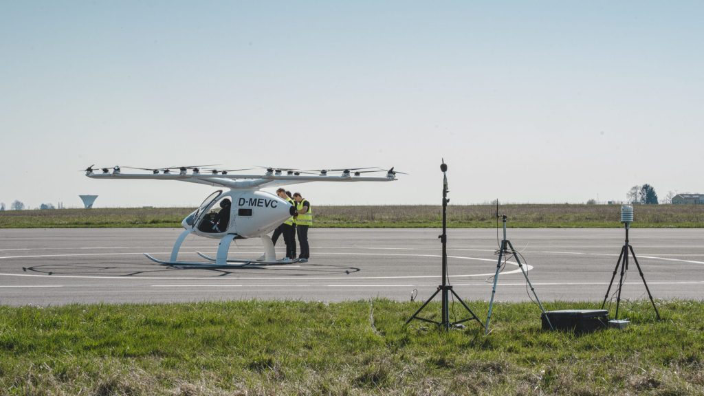 Volocopter 2X Testflug in Frankreich