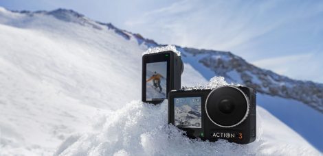 DJI Osmo Action 3 im Schnee