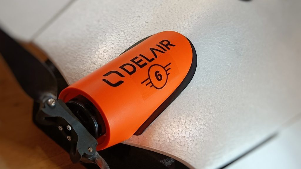 DELAIR UX11 UAV mit C6 Label