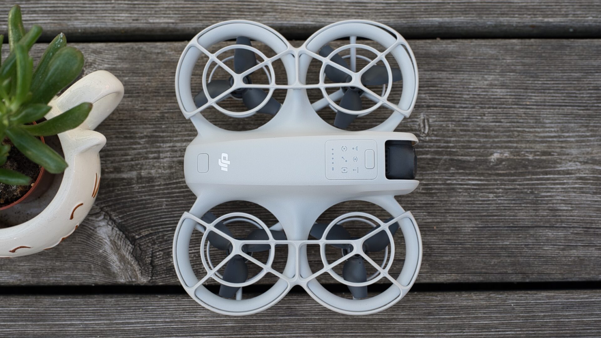 Flugheck Für DJI NEO Drohne – Grau, Leicht, Verbessert Die Flugstabilität
